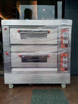 Kim Bakery 2 Decks 4 Trays Gas Oven (Ketuhar Gas)