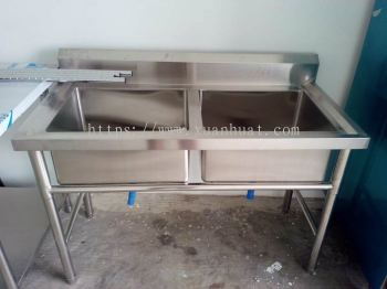 Stainless steel sink - double 