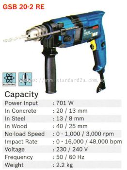 Impact Drill GSB 20-2 RE