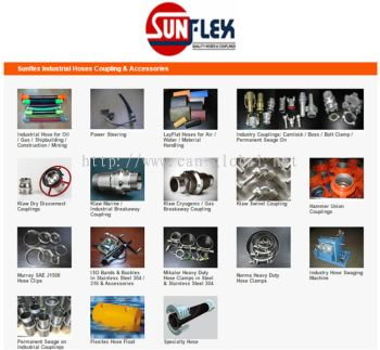 Sunflex Industrial Hoses Coupling & Accessories