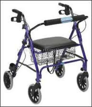 Aluminium Rollator  Blue 