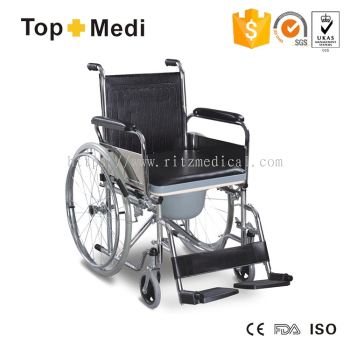 TCM681 Commode Wheelchair