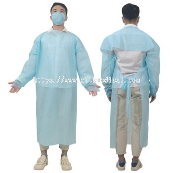 WS Disposable CPE Gown 55G