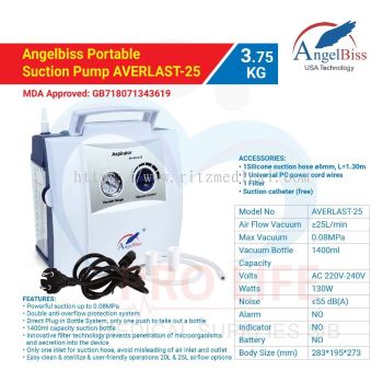 Angelbiss 25  Aspiration  Suction Device 25L/M 