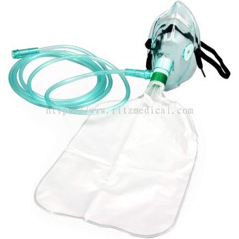 High Flow Non-re breathing Adult Oxygen Mask ( Pack-5 pcs) 
