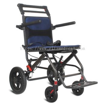 Pricare Portable cabint transit high handle wheelchair with suspension fork  A06-10