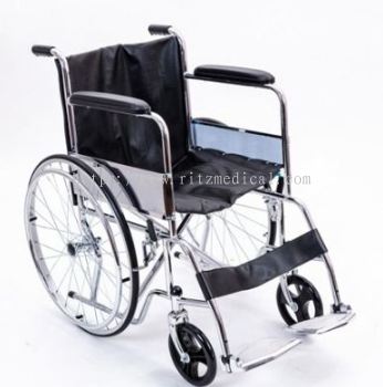 Wheelchair - Standard Steel Foot Plate