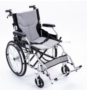 Wheelchair (12_) Premium Lightweight -Grey