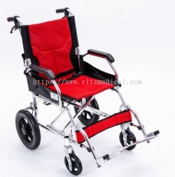 Wheelchair (12_) Premium Lightweight -Red