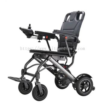 Topmedi TEW112E  Light Weight Easy foldinng elevtrical wheelchair NW16kg Max load 100kg