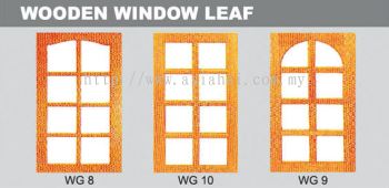Wooden Window Leaf