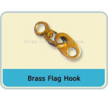 Brass Flag Hook