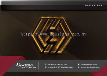 Aluminum Back-lit Logo_Empire