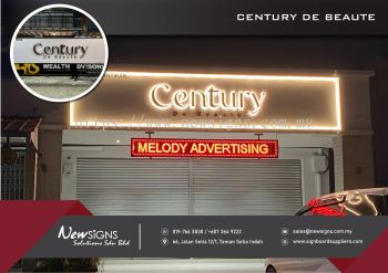 CENTURY DE BEAUTE - Acp Base with Back Lit & Contour Light