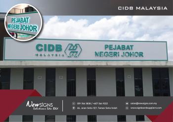 CIDB Malaysia - 3D Backlit