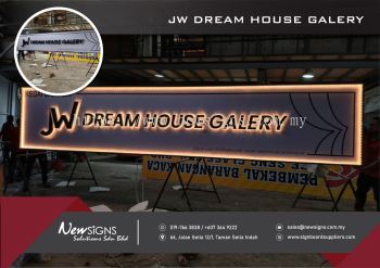 JW DREAM HOUSE GALERY - Acp Base with Back Lit & Contour Light