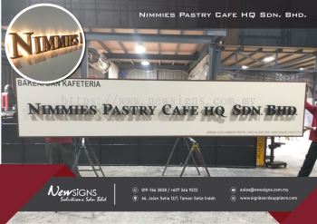 Nimmies Pastry Cafe HQ Sdn. Bhd. - ACP Base with Alum Back Lit
