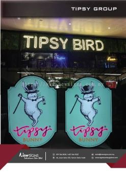 Tipsy Group_Aluminium Frame + Led Neon
