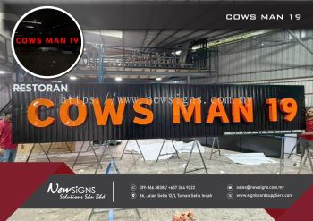 COWS MAN 19 - Gi Base with 3D Alum Front Lit