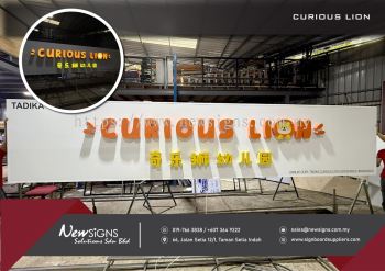 CURIOUS LION - ACP Base with Front Lit