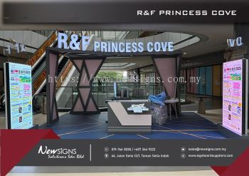 R&F PRINCESS COVE - Alum Front Lit & Led Screen & Canvas LightBox