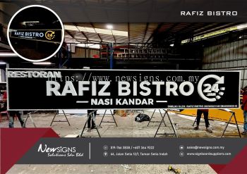 RAFIZ BISTRO - Acp Base with Front Lit and Contour Light