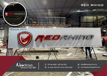 RED RHINO -  Acp Base with 3D Alum Front Lit
