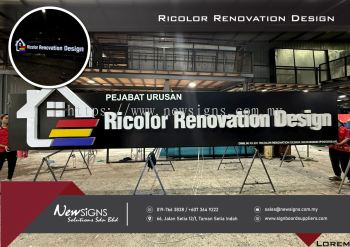 Ricolor Renovation Design - Acp Base with Front Lit