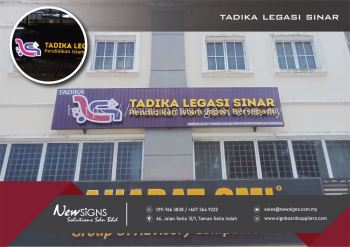 Tadika Legasi Sinar - 3D Alum Front lit