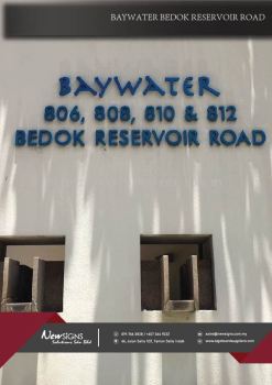 Aluminum Box-up Lettering_Baywater