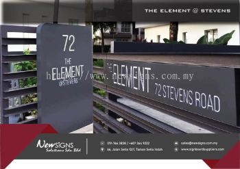Aluminium Hollow Lightbox with Lighting Acrylic_The Element