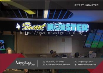 Acrylic Front-lit Logo + Lettering_Sweet Monster(amended)