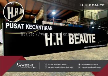 H.H BEAUTE - Acp with Printing Sticker and 10mm PVC Foamboard