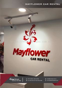 MAYFLOWER CAR RENTAL -  PVC FoamBoard Lettering
