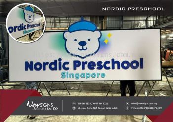 Nordic Preschool - Acp base with PVC Foamboard Lettering