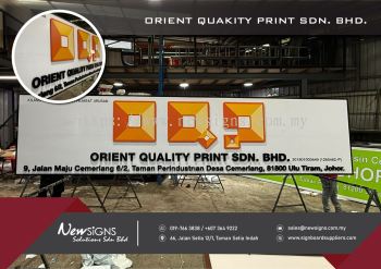 ORIENT QUAKITY PRINT SDN. BHD. -  Polycarbonate  with PVC Lettering