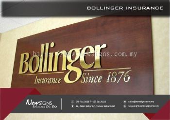 Stainless steel box up letterings_Bollinger
