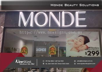 Monde Beauty Solutions - Alum Frontlit & Backlit