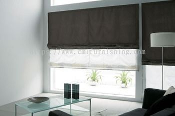 living-area-toso-japanese-double-twins-roman-shade-blinds-one-touch-system 7