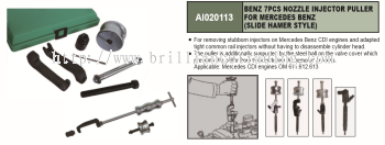 BENZ NOZZLE INJECTOR PULLER FOR MERCEDEZ BENZ (SLIDE HAMER STYLE 7 PCS - AI020113