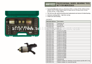 PROFESSIONAL WHEEL BEARING TOOL SET FOR MERCEDEZ - AN010223