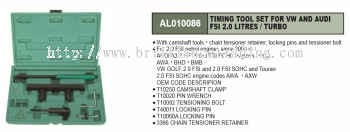 TIMING TOOL SET FOR VW AND AUDI FSI 2.0 LITERS/TURBO - AL010086