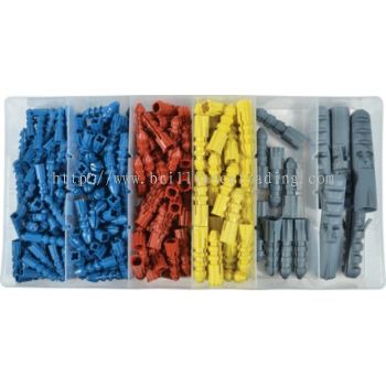 20 PCE WALL ANCHOR ASSORTMENT 6 SIZES KIT-SEN6152400K