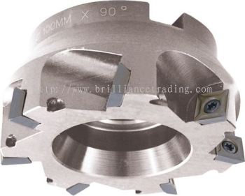 Milling Cutter, 4 Square 90Deg Shell Mills, IND1397500K