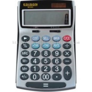 DC012 12-DIGIT DESK LCDCALCULATOR EDI8250060K