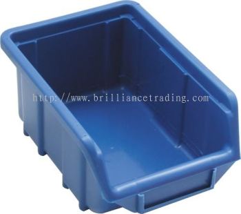 Plastic Storage Bins Blue 165x110x75mm, SEN4041010B