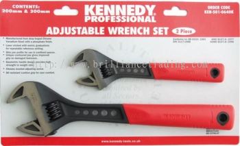 Adjustable Spanner Set, Cushion Grip Adjustable Wrenches 200, 300mm, KEN5010640K