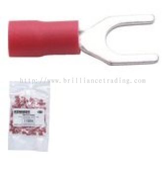 Crimping Tools, Fork Connector Terminals Red 3.2mm, KEN5152200K