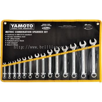 6-19mm CV COMBINATION SPANNER SET14PC