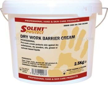 Dry Work Barrier Cream 2.5kg, SOL7802020B